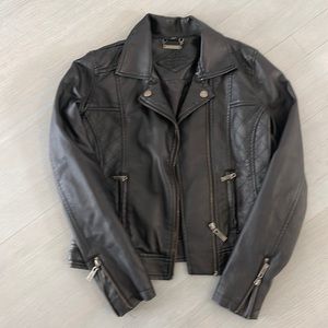 Jou jouGirls faux leather biker jacket
